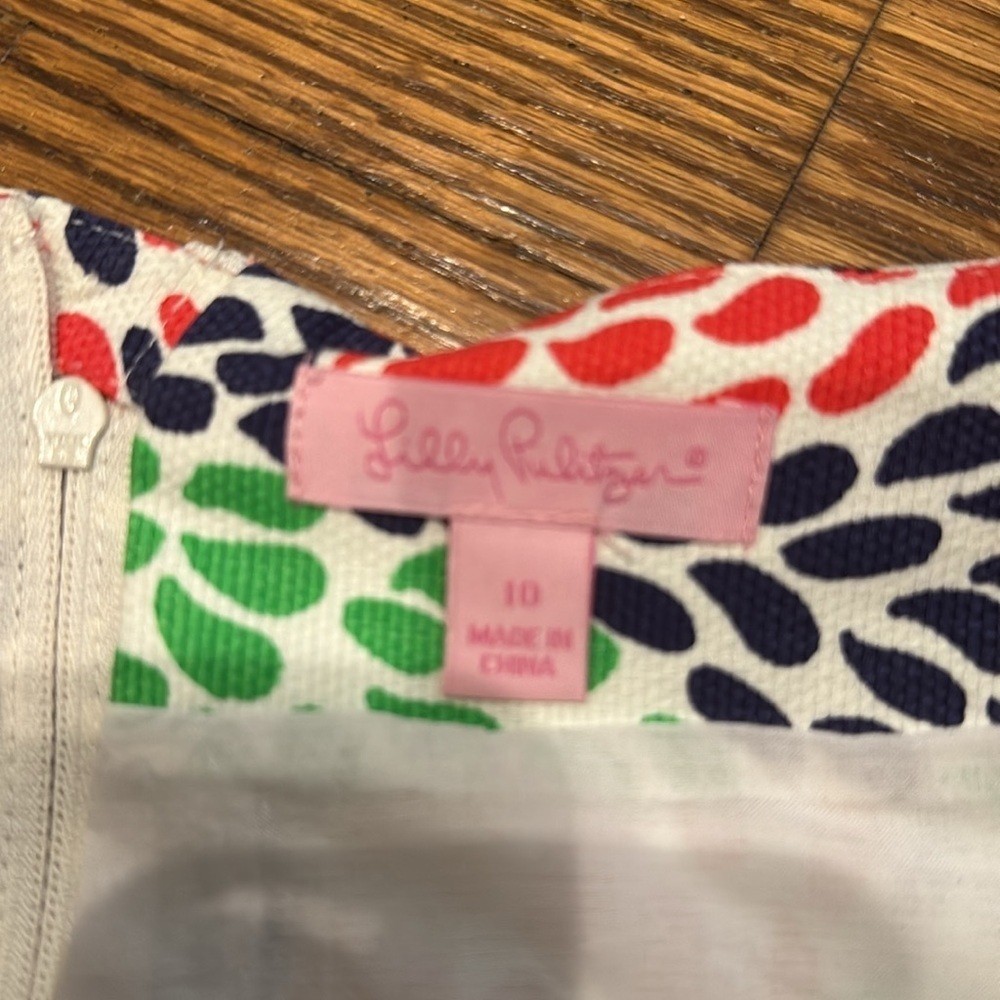 Lilly Pulitzer Roslyn Skirt in print Open Call size 10 NWOT - Picture 6 of 9